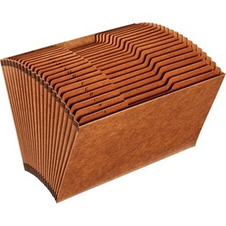 Pendaflex 15 x 10 in. Tab Cut Recycled Expanding File, Brown - 21 Pocket PFXR219AHD